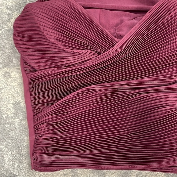 NWT Tavi Pleated Bra Tank Athletic Garnet Cabernet Maroon Sz XS - Picture 6 of 15